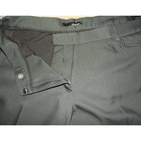oobe Pants Womens 6 x 29" Gray Polyester Flat Front straight leg Uniform Work - Picture 4 of 9